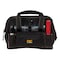 Custom Leathercraft CLC 8 in. W X 9 in. H Polyester Tote Bag with Plastic Tray 21 pocket Black/Tan 1 pc 1533 - alternate 1